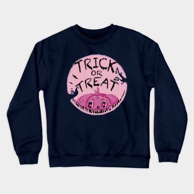 Pink pumpkin Crewneck Sweatshirt by Xatutik-Art